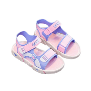 35 Size Children Sandals Summer Cartoon Soft Sole Anti Slip girls Sandals Fashionable Beach Shoes 4-10T Kid PVC Sandals