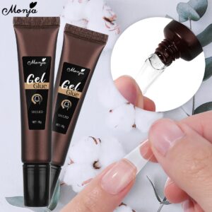 ORIGINAL IMPORTED MONJA 15G GEL GLUE FOR NAIL TIP EXTENSION