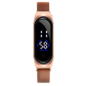 Jongo New Trend Digital Wrist Watch Touch Screen With Magnetic Me