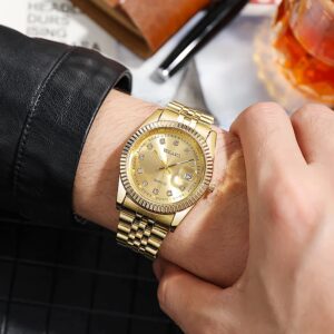 New 2021 Fashion Moonnight Stainless Steel Men Quartz Watches Canledar Luxury Designer Relogio Masculino erkek kol saati Clock - AliExpress 1511