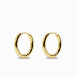 Oval Hoops Gold