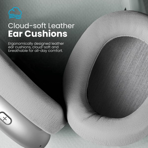 Y01 Wireless Over Ear Headphones, Noise Canceling Bluetooth 5.3 Headphones with Microphones,Hi-Res Audio,48H Playtime,Foldable,Breathable Soft Earpads for...